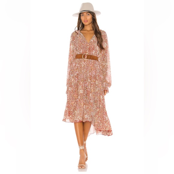 Free People - New Feeling Groovy Maxi Dress Size Medium , NO SLIP IN DRESS!! - Picture 1 of 15